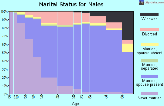 Scottsdale marital status for males
