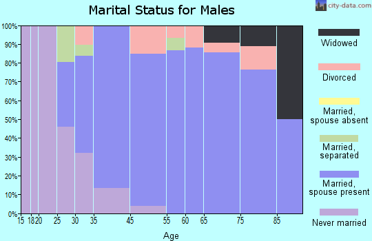Essexville marital status for males