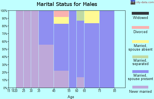 Grand Beach marital status for males