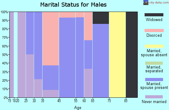 Hubbardston marital status for males