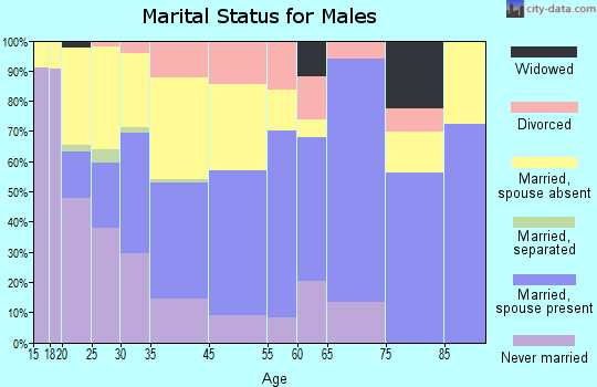 Lapeer marital status for males