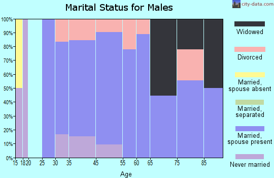 Lincoln marital status for males