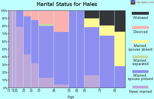 Lowell marital status for males