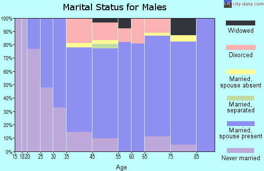 Manchester marital status for males