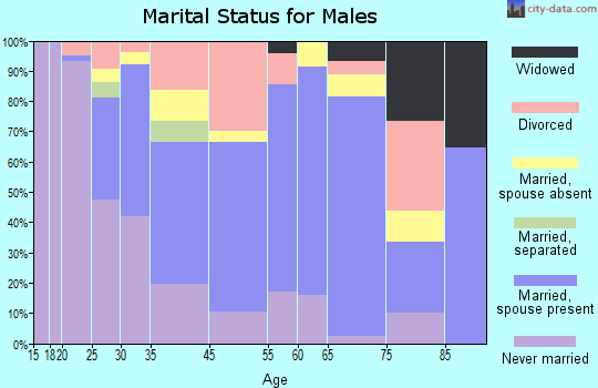 Manistique marital status for males
