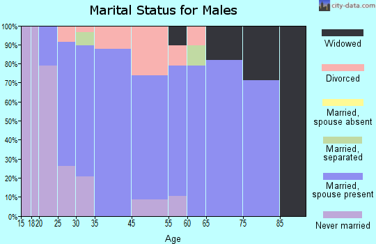 Merrill marital status for males