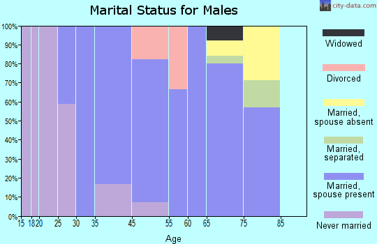 Tacna marital status for males