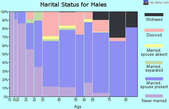Munising marital status for males