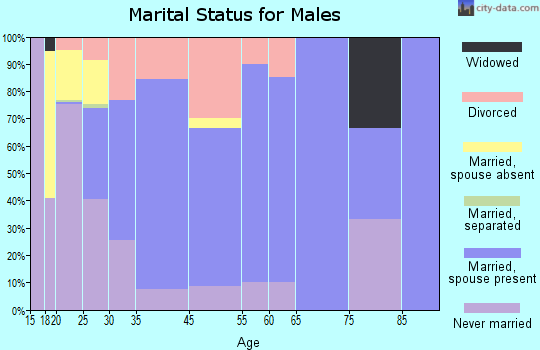 Olivet marital status for males