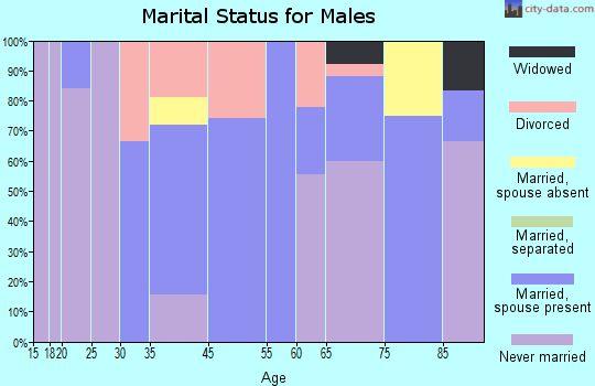 Palmer marital status for males