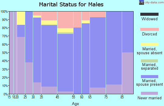 Pinckney marital status for males