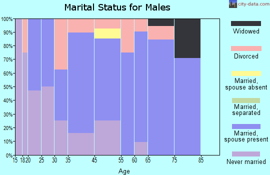 Port Sanilac marital status for males