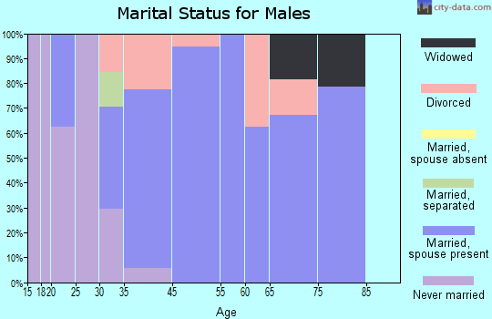 Quinnesec marital status for males