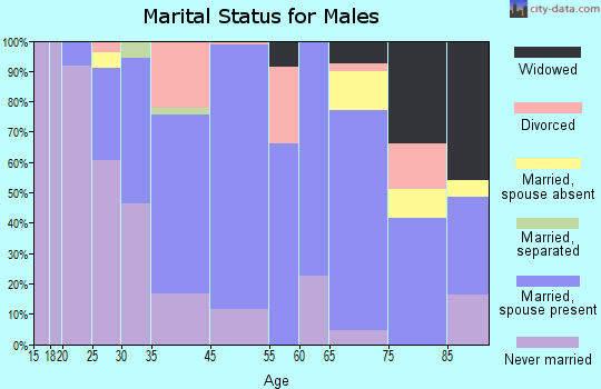 St. Ignace marital status for males