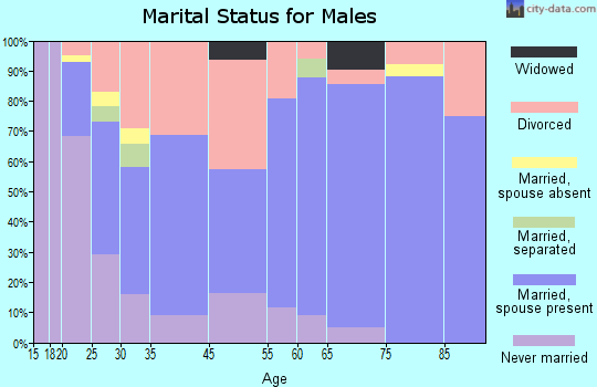 Scottville marital status for males