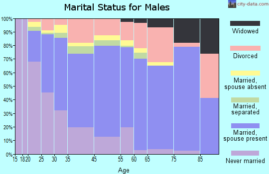 Sturgis marital status for males