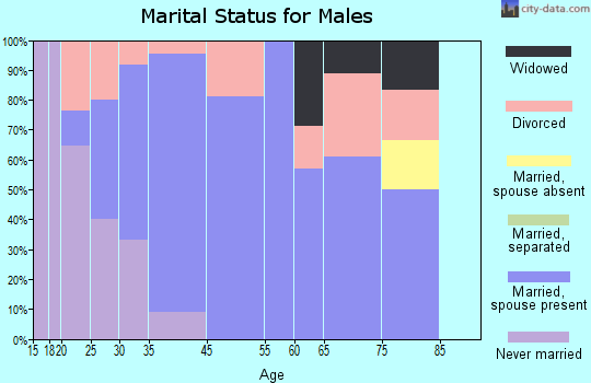 Sunfield marital status for males