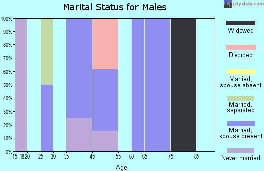 Turner marital status for males