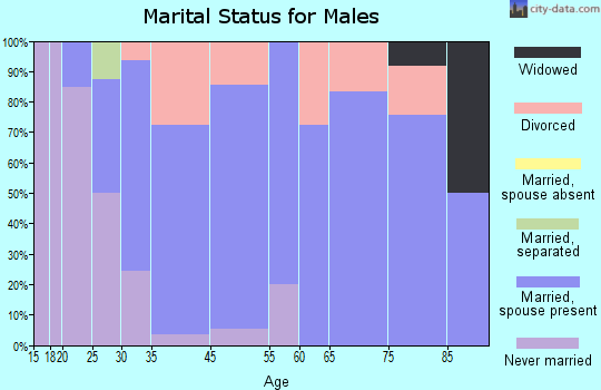 Watervliet marital status for males