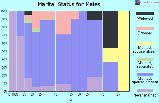 Wayland marital status for males