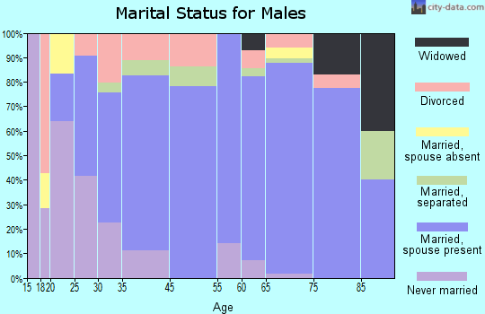 Wellton marital status for males