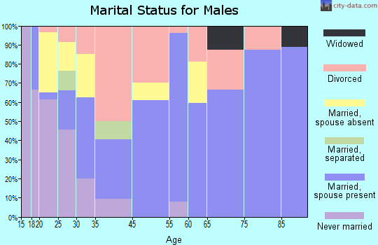 White Cloud marital status for males
