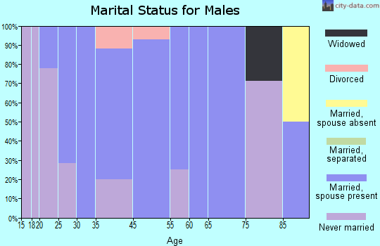 Alvarado marital status for males