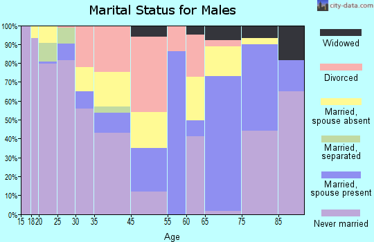 Appleton marital status for males