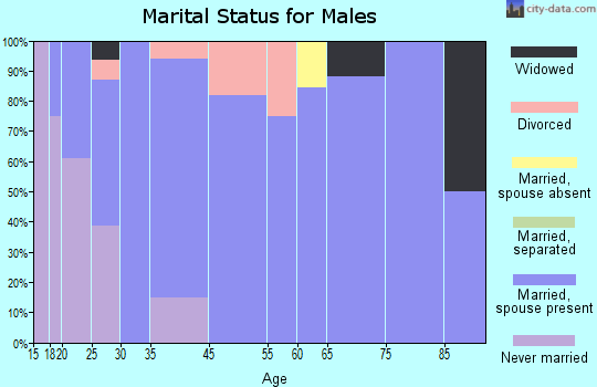 Balaton marital status for males
