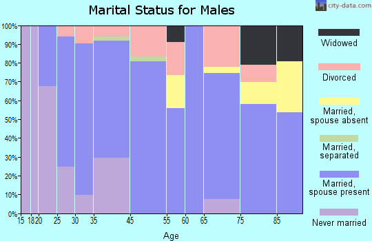 Barnesville marital status for males