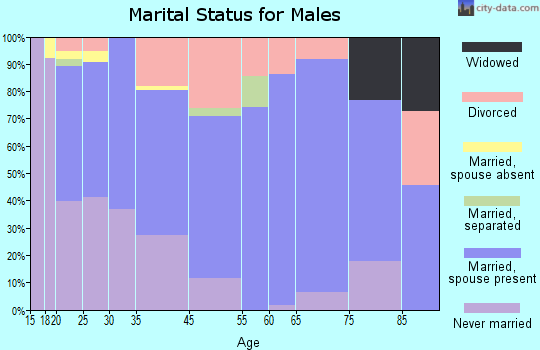 Williams marital status for males