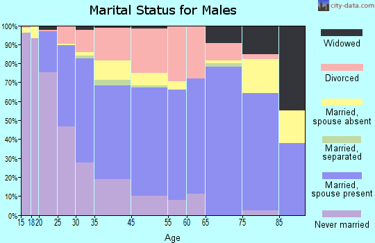 Brainerd marital status for males