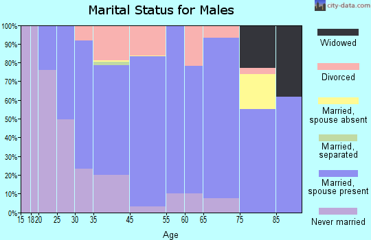Breckenridge marital status for males
