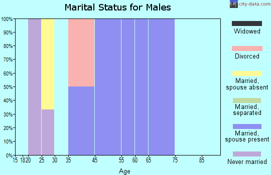 Bruno marital status for males
