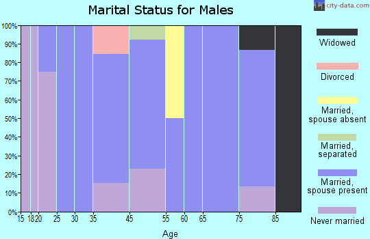 Chandler marital status for males