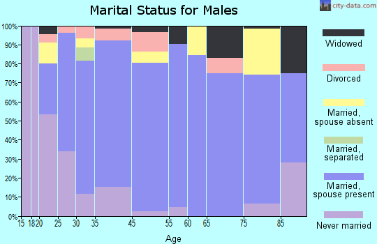 Chatfield marital status for males