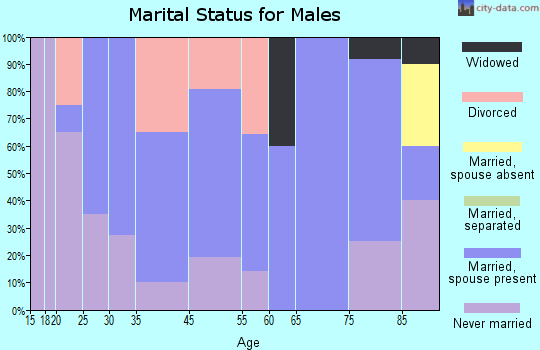 Clearbrook marital status for males