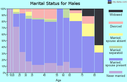 Cokato marital status for males