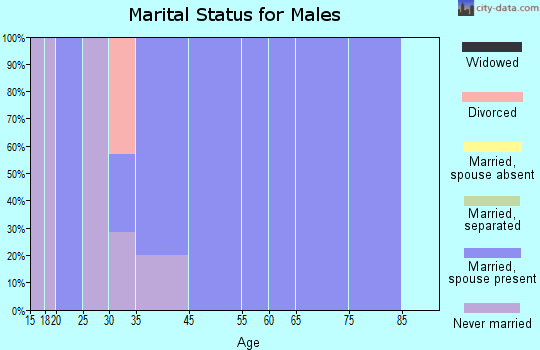 Comstock marital status for males