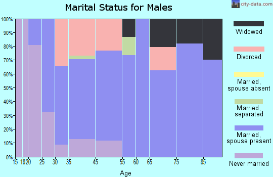 Elgin marital status for males