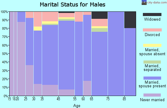 Eyota marital status for males