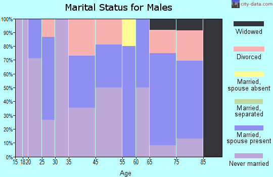 Floodwood marital status for males