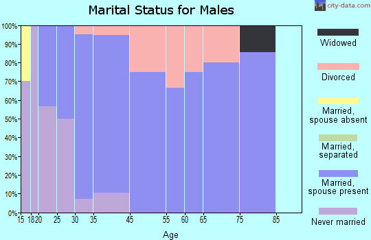 Good Thunder marital status for males