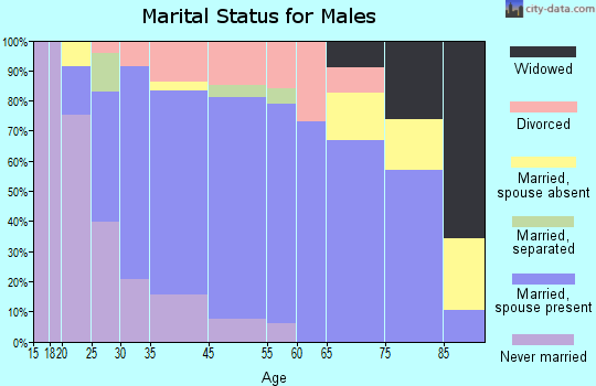 Ashdown marital status for males