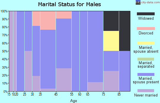 Green Isle marital status for males