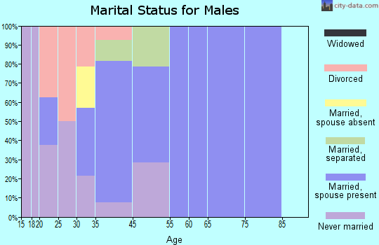 Daviston marital status for males