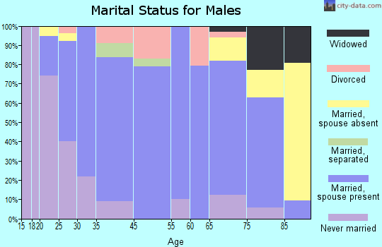 Hayfield marital status for males