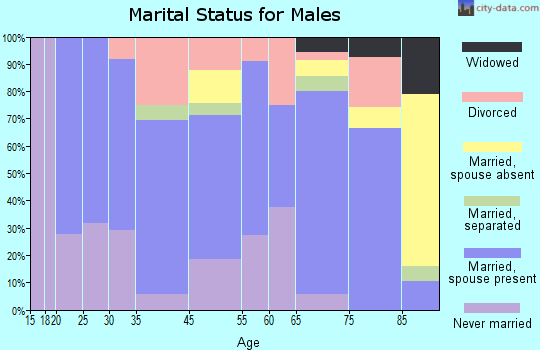 Karlstad marital status for males