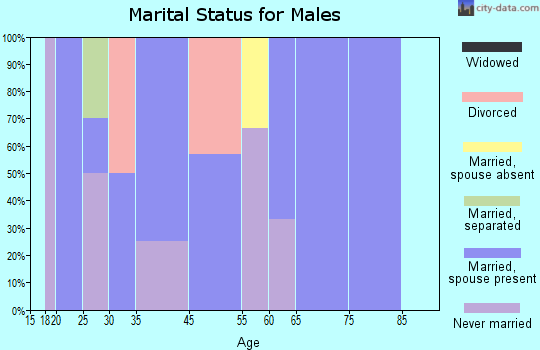 Bassett marital status for males