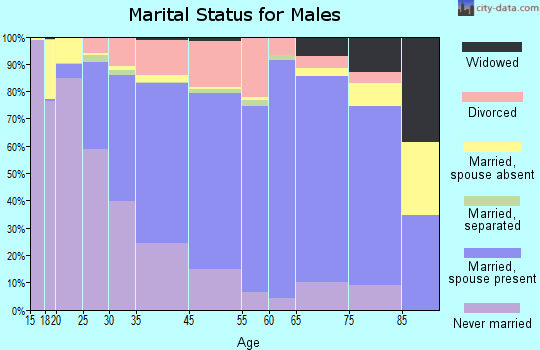 Mankato marital status for males